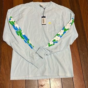 Noah Flowers Tee Long Sleeve NWT Sz S